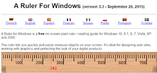 A ruler For Windows