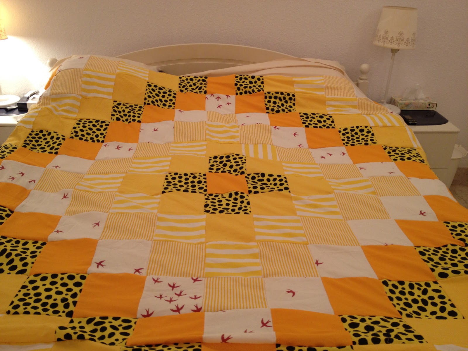 Saudi Arabian Nights Lifestyle Blog How to make an Easy and Fabulous Patchwork Quilt/Duvet