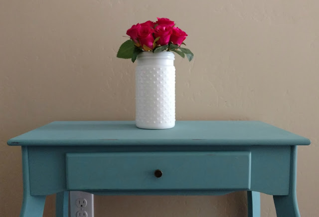 Use chalk paint for a quick furniture makeover without the prep work of sanding!