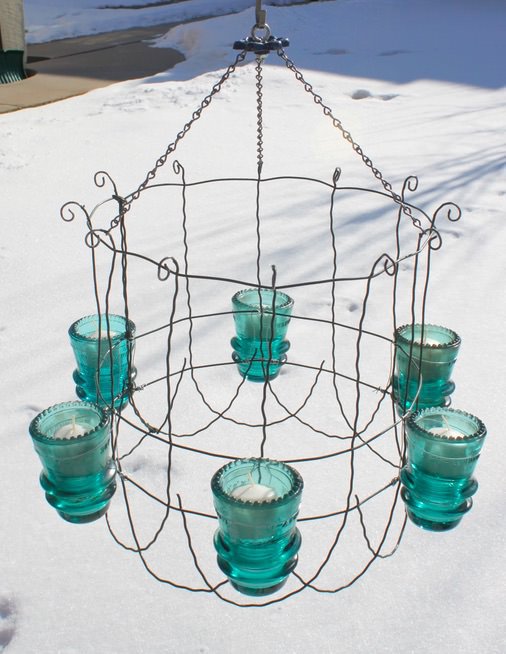 30 Delicate Projects That Repurpose Old Glass Insulators Do it