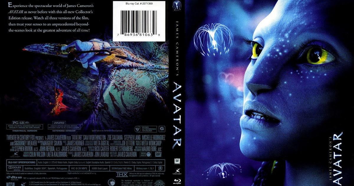 Avatar Bluray Cover - Cover Addict - Free DVD, Bluray 