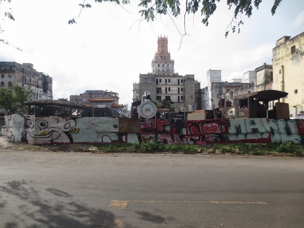 Cuban Cigars, Culture & Lifestyle Train Junkyard (Havana) Jan.2014