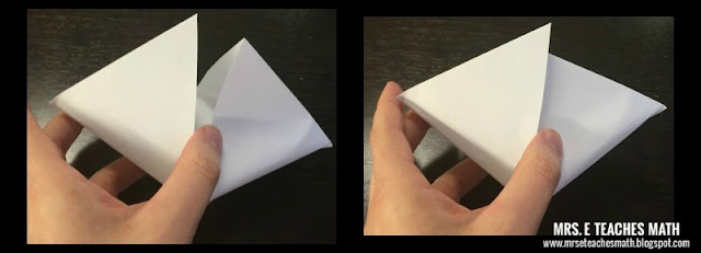 How to Create a 3D Pyramid Out of an Envelope - great for helping Geometry students visualize