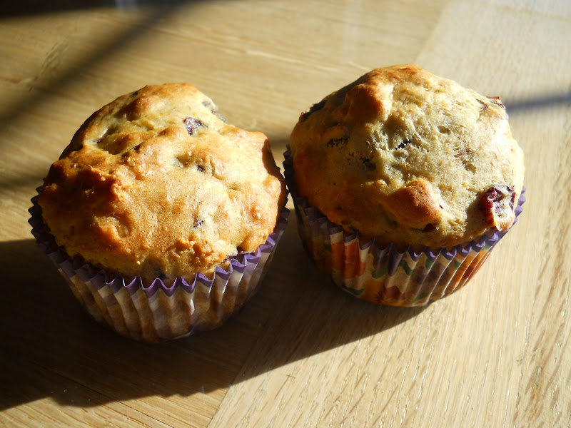 Eat cook and love Muffins canneberges