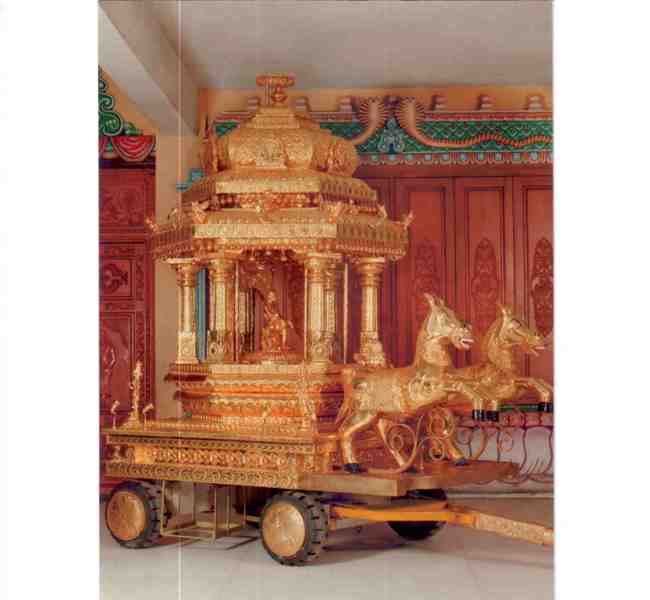 Golden Chariot Of Sri Naga Sai Temple Golden Chariot Of Sri Naga Sai Temple