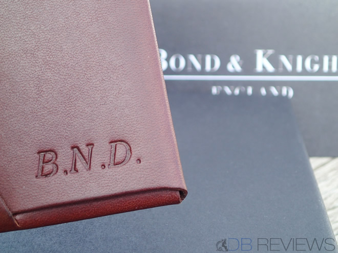 Handmade Personalised Wallets from Bond & Knight 