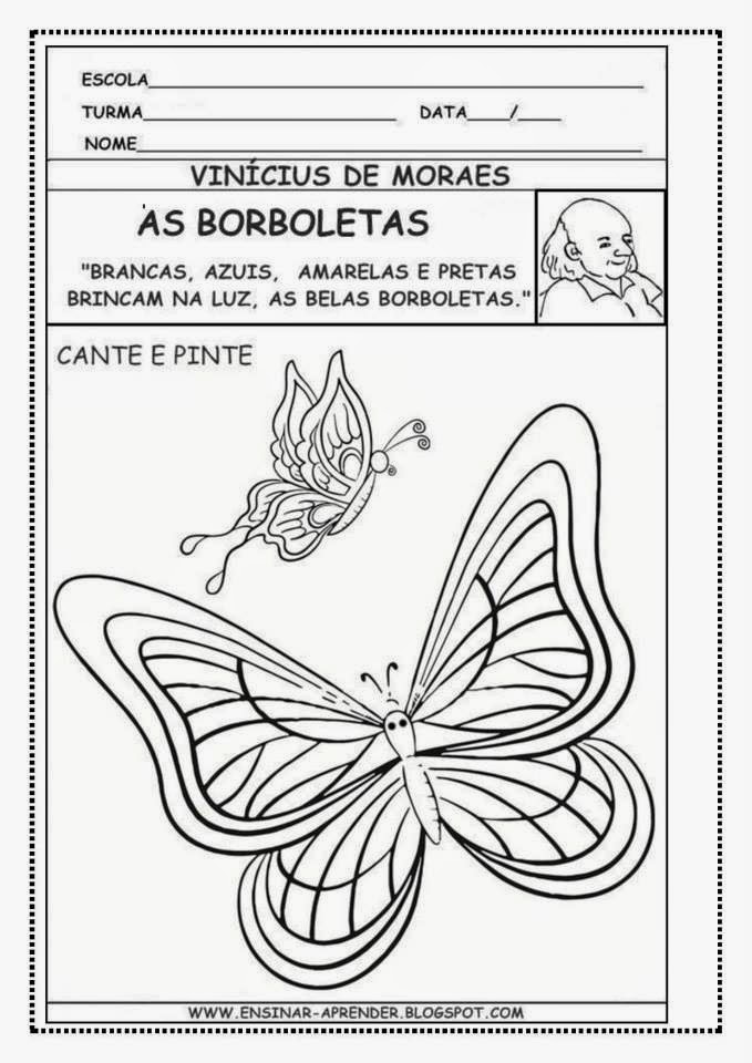 Historia Da Borboleta Azul Para Educação Infantil