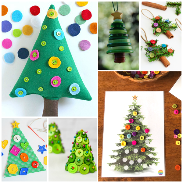 50+ TREMENDOUS CHRISTMAS TREE CRAFTS + ACTIVITIES you clever monkey