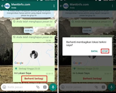 stop berbagi lokasi wa 