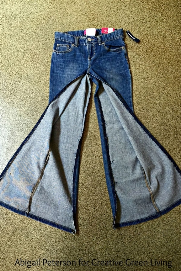 denim skirt out of jeans