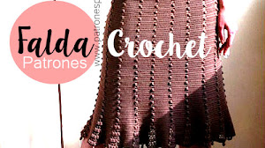 Patrones de Falda para tejer a Crochet / Explicaciones en español