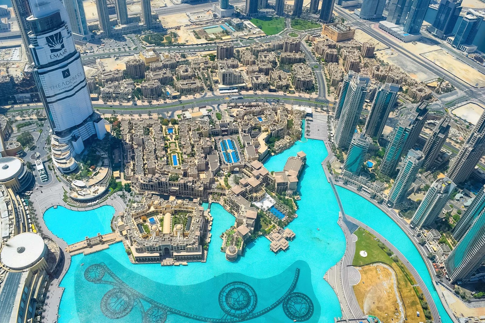 view from the burj khalifa 
