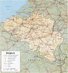 MAPA DA BELGICA