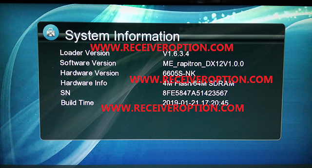 STARTREK SR-9990 SUPER GX6605S TYPE HD RECEIVER POWERVU KEY NEW SOFTWARE