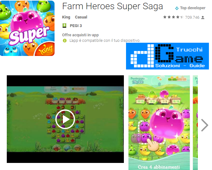 Soluzioni Farm Heroes SUPER Saga livello 281 282 283 284 285 286 287 288 289 290 | Trucchi e  Walkthrough level