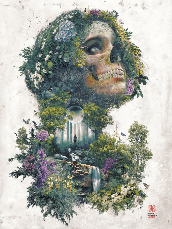 As incríveis e surreais foto-manipulações com dupla exposição de Barrett Biggers Barrett Biggers artstation behance arte foto-manipulações digitais dupla exposição photoshop ilustrações surreais natureza animais macabro