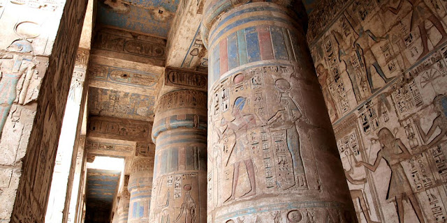 Ramses III Temple in Habu - Temple of Habu  - Tourism in Luxor - www.tripsinegypt.com