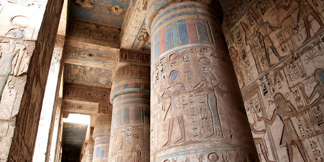 Ramses III Temple in Habu - Temple of Habu - Tourism in Luxor - www.tripsinegypt.com