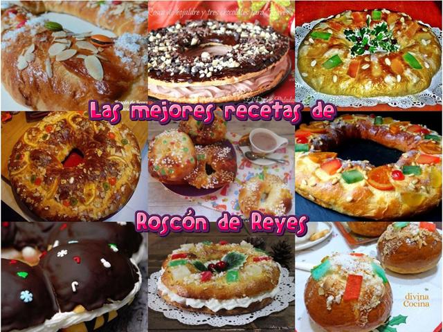 Las mejores recetas de Roscón de Reyes