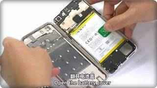 Mengganti Baterai Oppo A3s buka casing_5