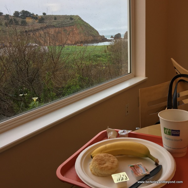 view from breakfast room at Holiday Inn Express at Rockaway Beach in Pacifica, California view from breakfast room at Holiday Inn Express at Rockaway Beach in Pacifica, California