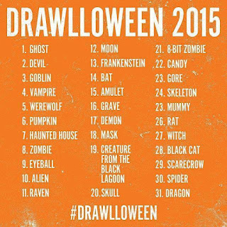 #Drawlloween challenge 2015
