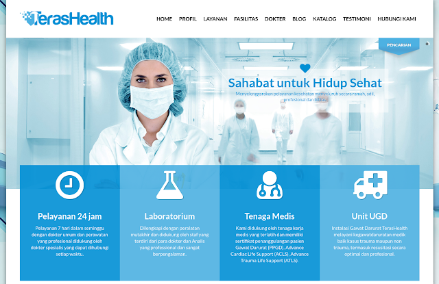 (Source Code) Website Profil Rumah Sakit
