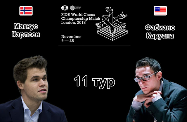 Чемпионат Мира по шахматам 2018. Комментируют МГ Роман Овечкин и Аркадий Либерман (11 тур)