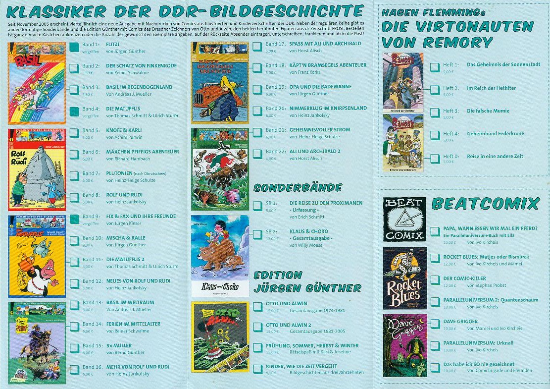 Altes und Neues von Bernd Nowack, Dessau Neues ComicRaritäten aus