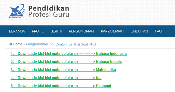Aplikasi Kisi Kisi Soal Penjaskes Smp Kunci Ujian