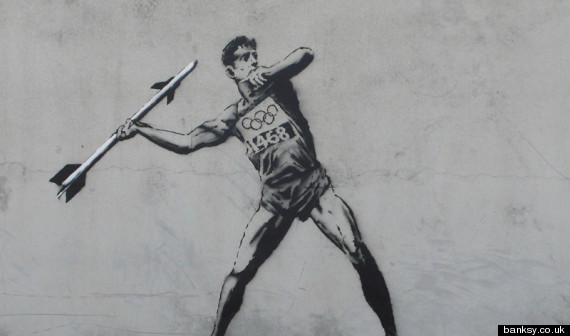 Banksy Banksy Graffiti Streetart Strassenkunst Graffiti