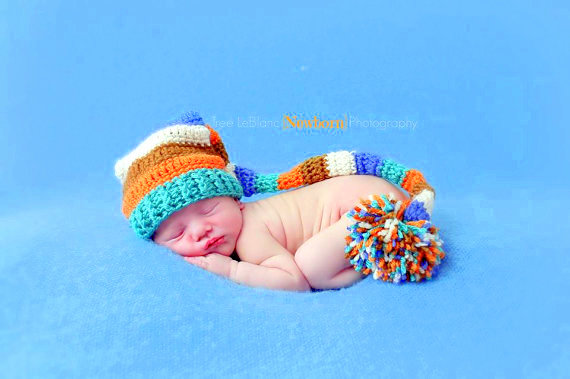 Christmas baby elf hat Crochet pattern