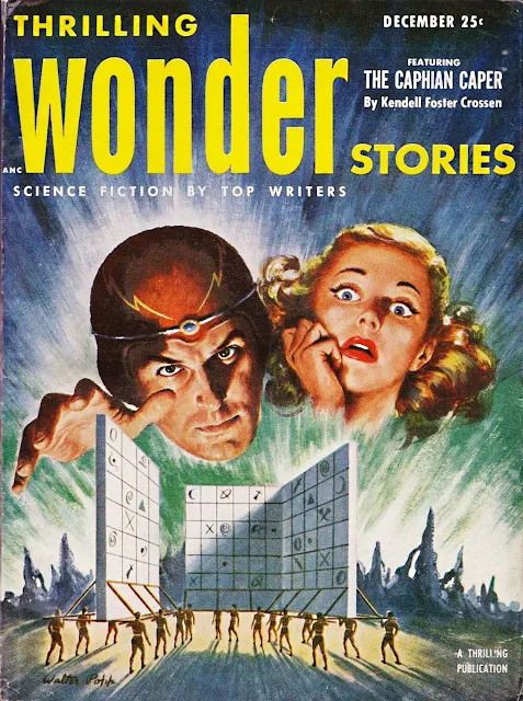 Thrilling Wonder Stories, diciembre 1952 - "The Caphian Caper"