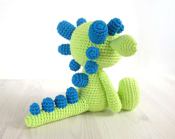 Dinosaur dragon Crochet pattern