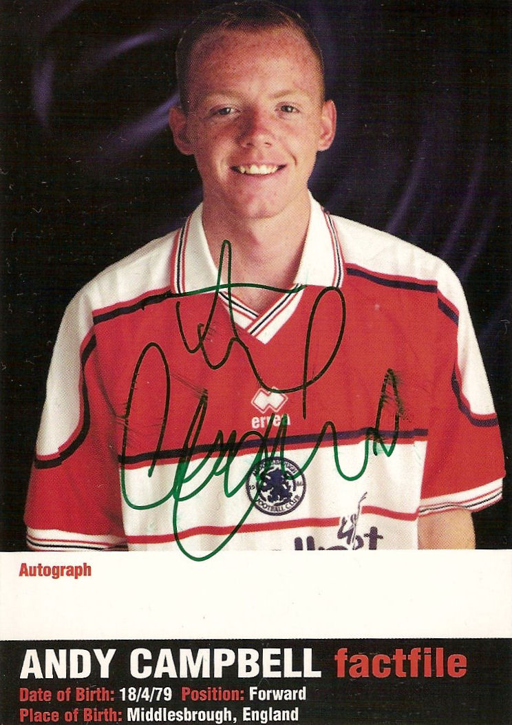 Football Cartophilic Info Exchange Middlesbrough F.C. Middlesbrough F.C. Collectors Cards