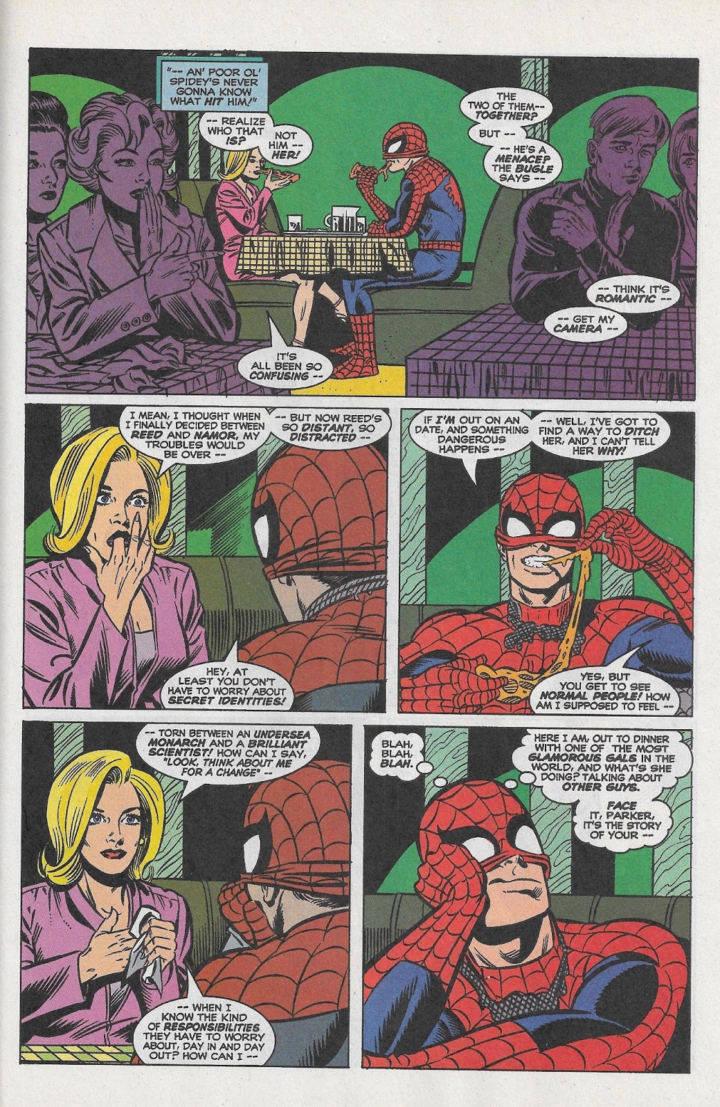Bronze Age Babies: Date Night: Untold Tales of Spider-Man Annual '96
