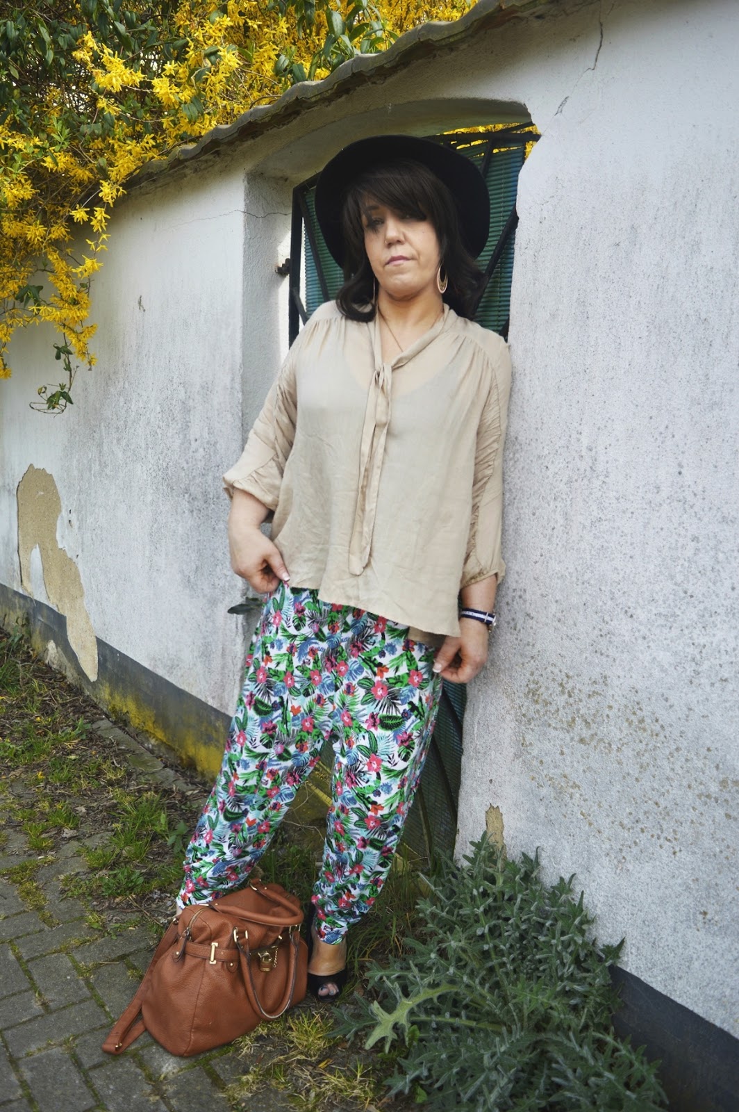 Outfit Post Harem pants & blouse Outfit Photo