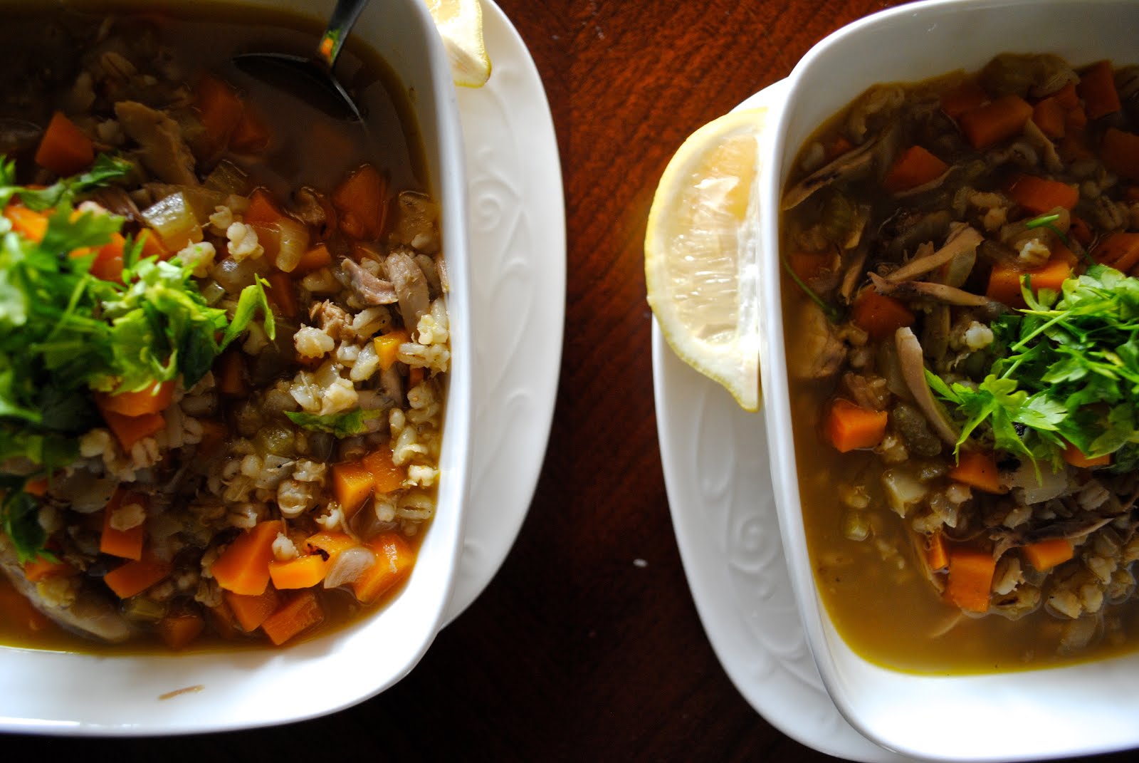 Feeding Cravings: Chicken, Barley and Vegetable Soup
