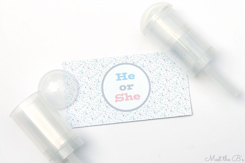 Easy DIY Gender Reveal Confetti Poppers The Inspired Hive