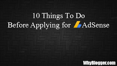 Apply for AdSense Approval AdSense Rejection Reasons