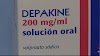 Retirada del medicamento Depakine 200 por posible jeringa dosificadora incorrecta