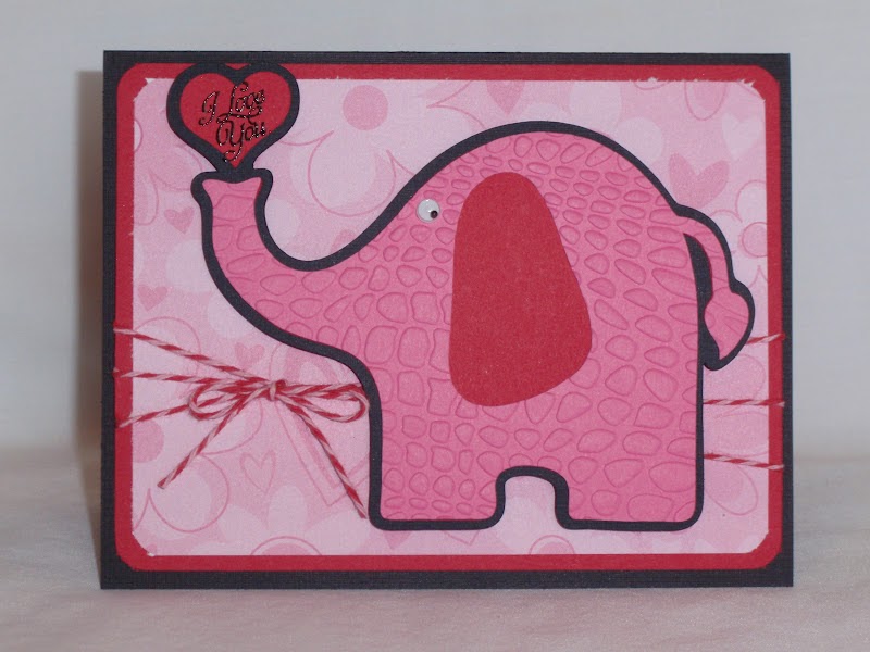 Cute Cards and Crafts by Jamie: Elephant valentine cards