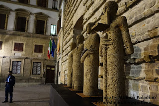 Stone Sculpture by Mimmo Paladino - Basilica di San Lorenzo Florence Italy
