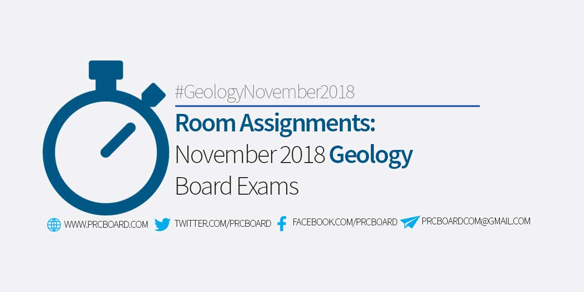 prc room assignment geology