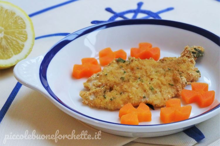 Ricetta Sogliola Impanata Al Forno Per Bambini Piccole Buone Forchette