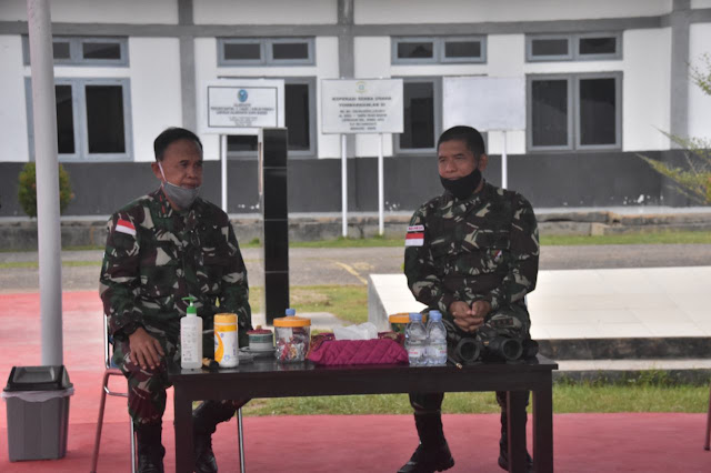 Jaga Sinergitas Korem ATW dan Lantamal XI Merauke, Bangun Nawoko Temui Lukman Jaga Sinergitas Korem ATW dan Lantamal XI Merauke, Bangun Nawoko Temui Lukman
