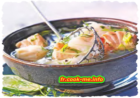 Fondue japonaise au poisson Fondue japonaise au poisson
