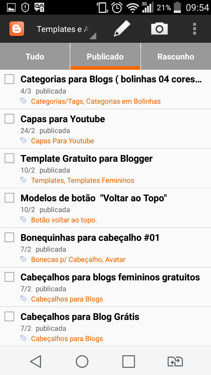 Blogger App