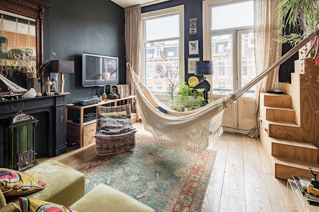 A Cozy Bohemian Apartment in Amsterdam