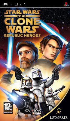 Free Download Star Wars The Clone Wars Republic Heroes PSP Game Cover